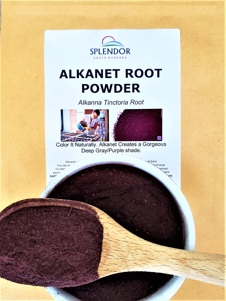 Alkanet Root Powder Soap Making Supplies Natural Colorant - Finely Gro –  Splendor Santa Barbara